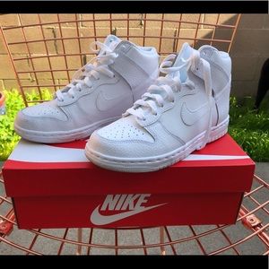 Nike Dunk High (GS) - All white